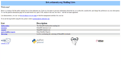 Desktop Screenshot of lists.askmonty.org
